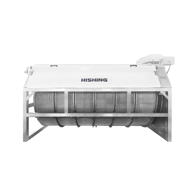 316 L Drum Filtration Equipment 316L Stainless Steel Smart Rotary Large Scale Fish Farming Filter Mechanical Fish Farming Drum Filter
